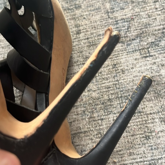 Steve Madden “Gorgeous, weave strap heel sandals sz 9 - Picture 10 of 11